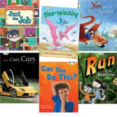 Learn to Read at Home With Bug Club: Turquoise Pack (Pack of 6 Reading Books With 4 Fiction and 2 Non-Fiction)