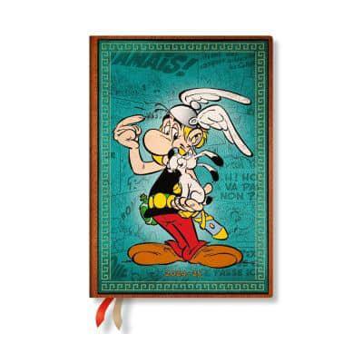 Asterix the Gaul (The Adventures of Asterix) Midi 12-Month Horizontal Hardback Dayplanner 2025 (Elastic Band Closure)