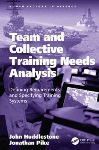 Team and Collective Training Needs Analysis