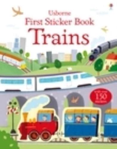 First Sticker Book Trains