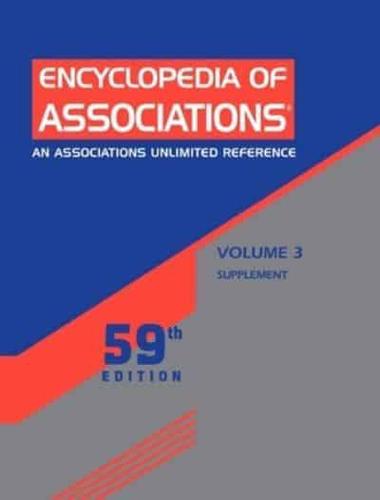 Encyclopedia of Associations: National Organizations of the U.S
