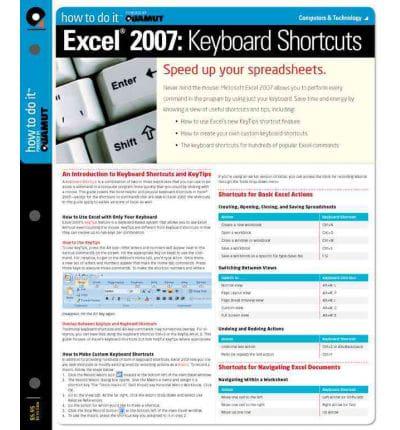 Excel 2007 Keyboard Shortcuts