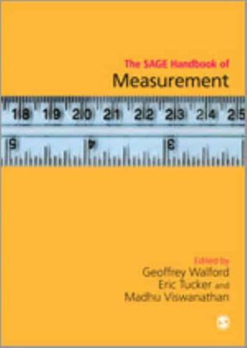 The SAGE Handbook of Measurement