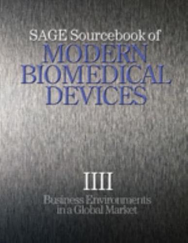 Sage Sourcebook of Modern Biomedical Devices
