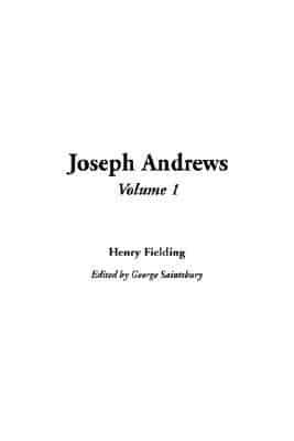 Joseph Andrews. Vol 1