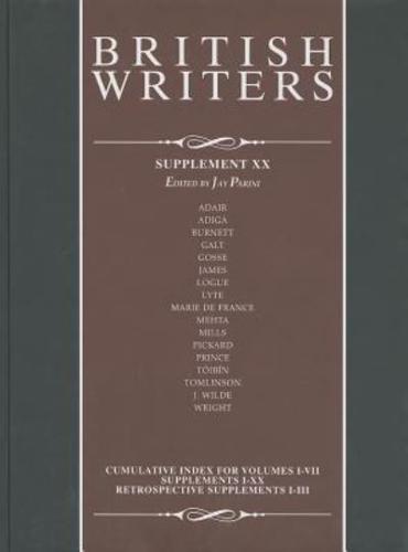 British Writers. Supplement XX