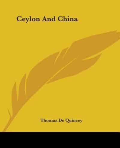 Ceylon And China