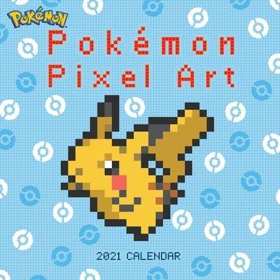Pokémon Pixel Art Retro 2021 Wall Calendar