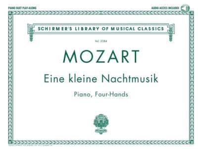 Mozart - Eine Kleine Nachtmusik - Piano Duet Play-Along (Bk/Online Audio)