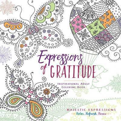 Adult Coloring Book: Expressions of Gratitude