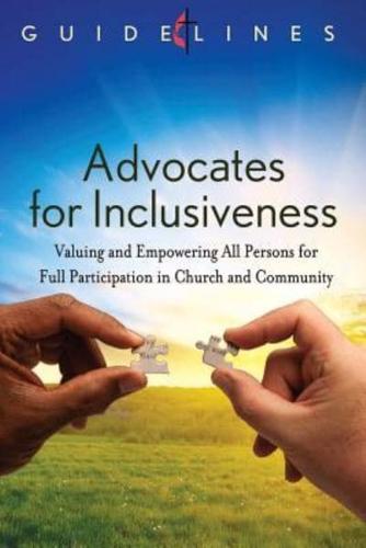 Guidelines 2013-2016 Advocates for Inclusiveness