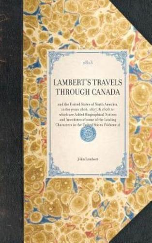 Lambert's Travels Through Canada