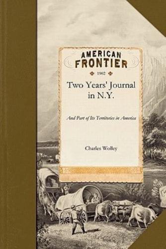 Two Years' Journal in New York
