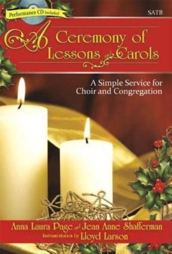 A Ceremony of Lessons and Carols - Satb Score With CD