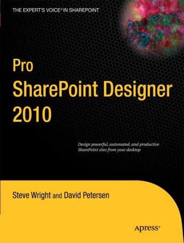 Pro SharePoint Designer 2010