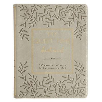 My Quiet Time Devotional - 365 Devotions for Women to Bring You Into the Peace of the Presence of God Cappuccino, Faux Leather Flexcover Gift Book W/Ribbon Marker