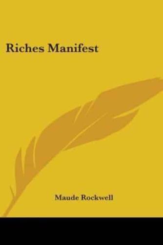Riches Manifest