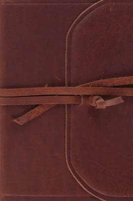 ESV Compact Bible (Brown, Flap With Strap)