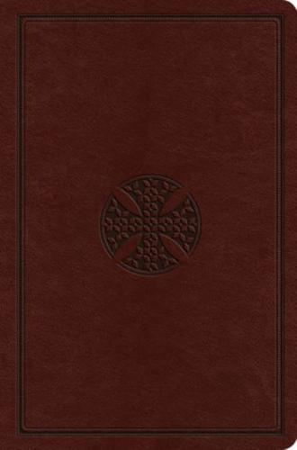 ESV Value Compact Bible (Trutone, Chestnut, Mosaic Cross Design)