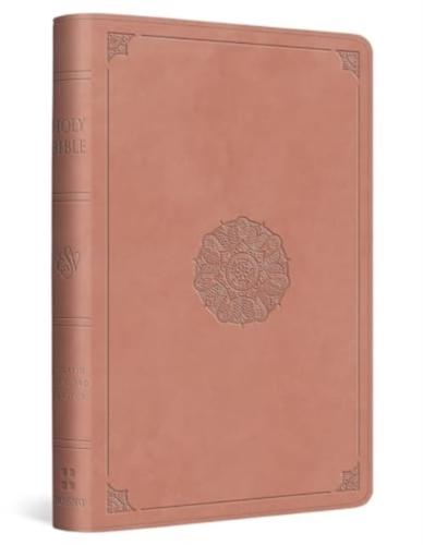 ESV Compact Bible (Trutone, Blush Rose, Emblem Design)