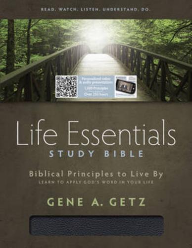 Life Essentials Study Bible, Black Bonded Leather