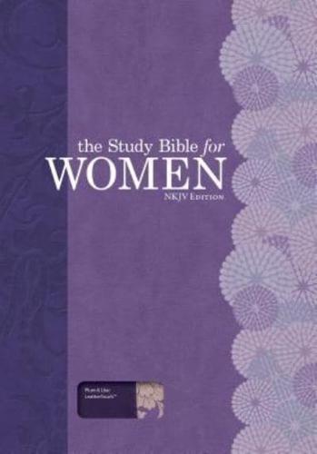 The Study Bible for Women: NKJV Edition, Plum/Lilac Leathertouch