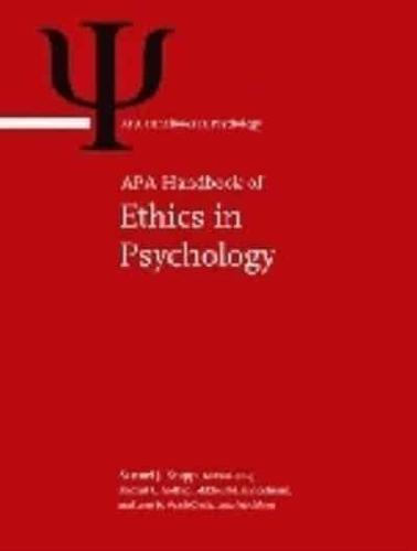 APA Handbook of Ethics in Psychology