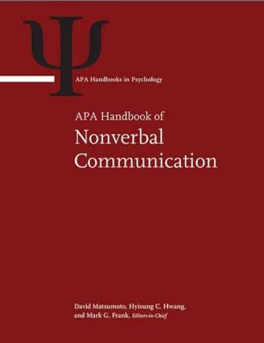 APA Handbook of Nonverbal Communication