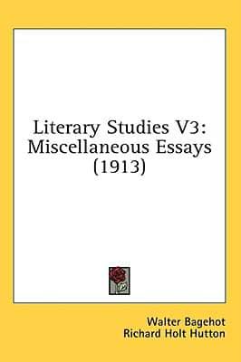 Literary Studies V3
