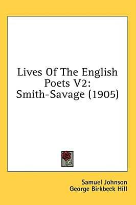 Lives Of The English Poets V2