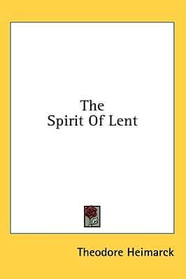 The Spirit of Lent