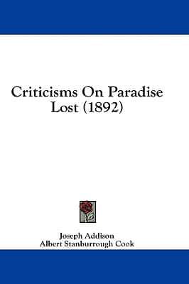 Criticisms On Paradise Lost (1892)