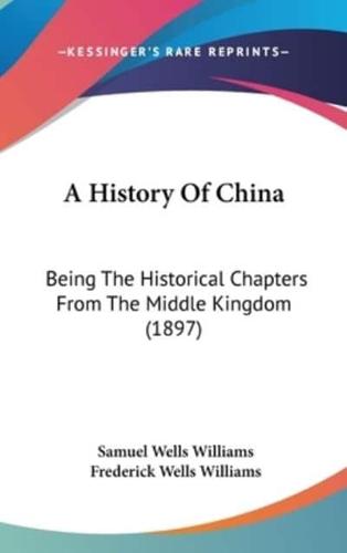 A History Of China