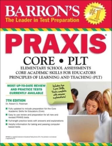 Barron's Praxis Core/PLT