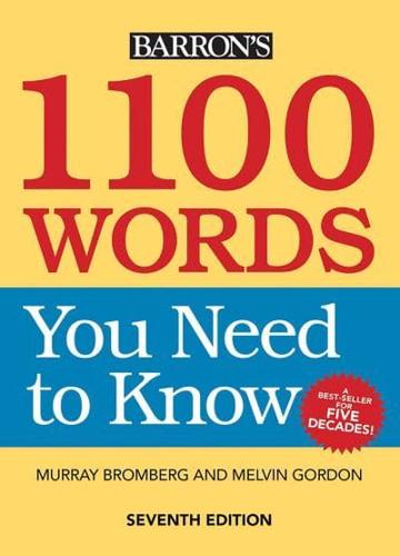Barron's 1100 Words You Need to Know