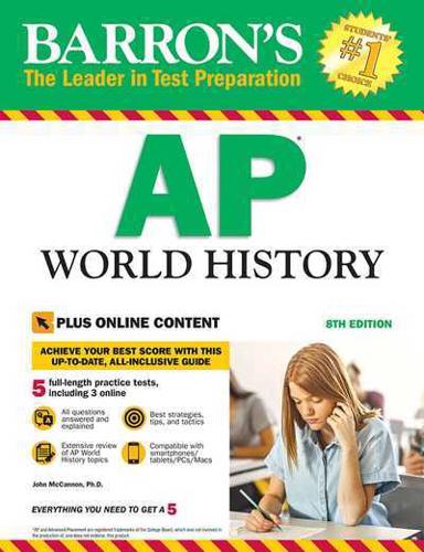 AP World History, 8th Ed W/3 Online Tests