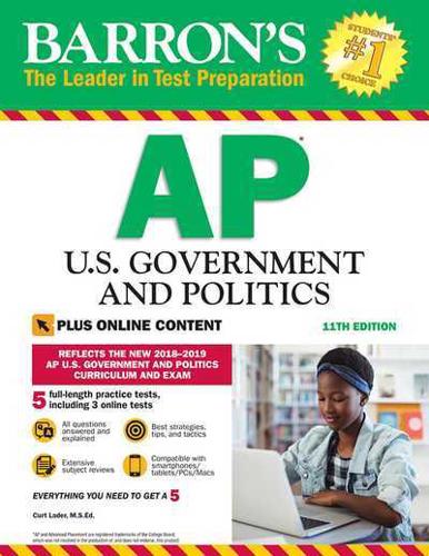AP US Government and Politics, 11th Ed W/3 Online Tests