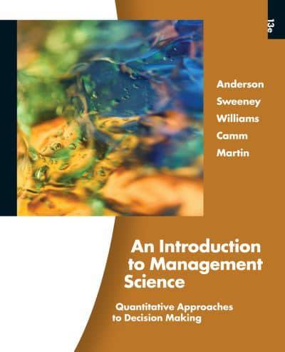 An Introduction to Management Science (With Printed Access Card)