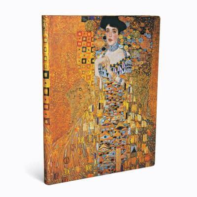 Klimt's 100th Anniversary - Portrait of Adele Ultra Unlined Hardcover Journal (Elastic Band Closure)