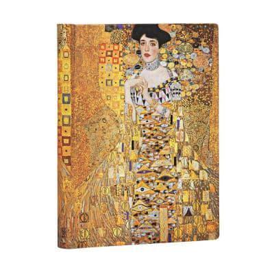 Klimt's 100th Anniversary - Portrait of Adele Midi Lined Hardcover Journal (Elastic Band Closure)