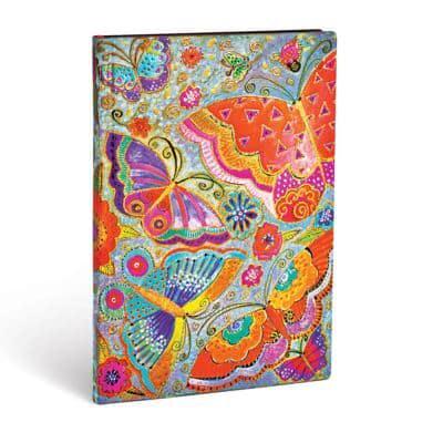 Flutterbyes Midi Unlined Softcover Flexi Journal (176 Pages)