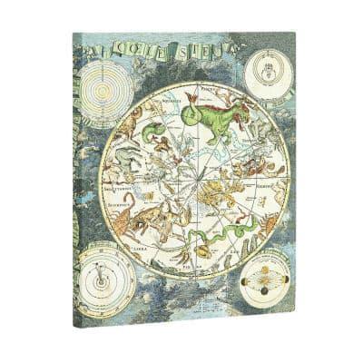 Celestial Planisphere Ultra Unlined Softcover Flexi Journal