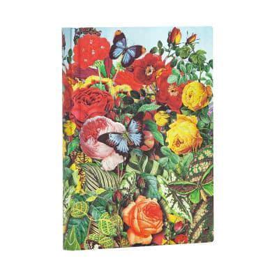 Butterfly Garden Mini Unlined Softcover Flexi Journal
