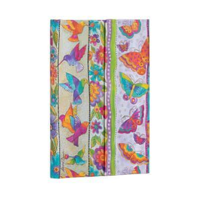 Hummingbirds & Flutterbyes Mini Lined Hardcover Journal