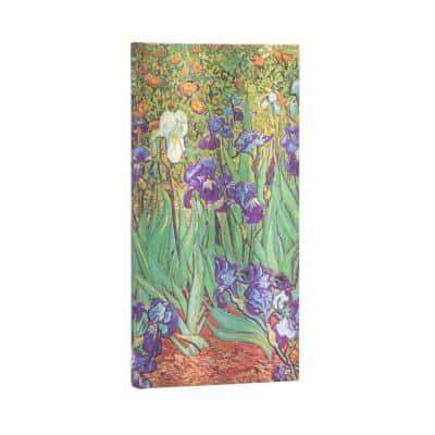 Van Gogh's Irises Slim Lined Hardcover Journal
