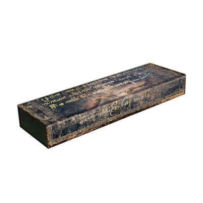 Michelangelo, Handwriting (Embellished Manuscripts Collection) Pencil Case (Wrap Closure)