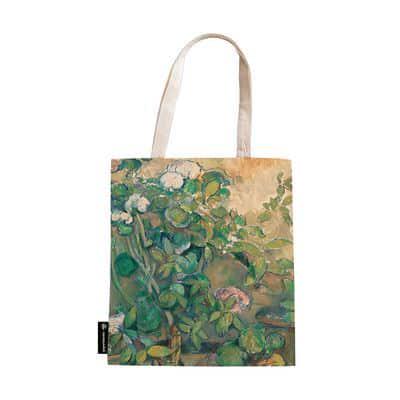 Cezanne's Terracotta Pots and Flowers Canvas Bag