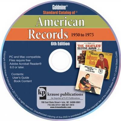 Standard Catalog of American Records 1950-1975 DVD