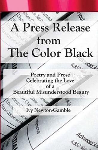 A Press Release from the Color Black