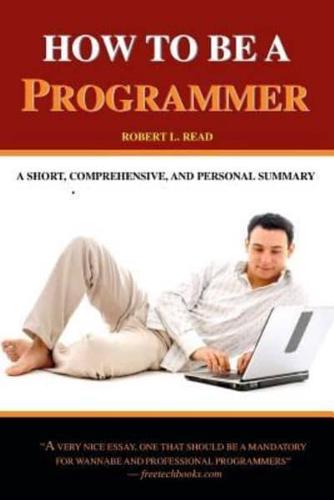 How to Be a Programmer